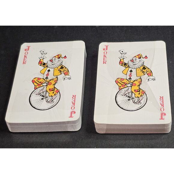 NIP New Set of 2 Decks Vintage Golfer Playing Cards, Red Purple - Picture 2 of 2
